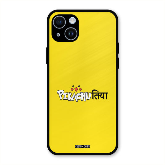 Pickachutiya iPhone 14 Mobile Back Cover - Typography PrintShield Case