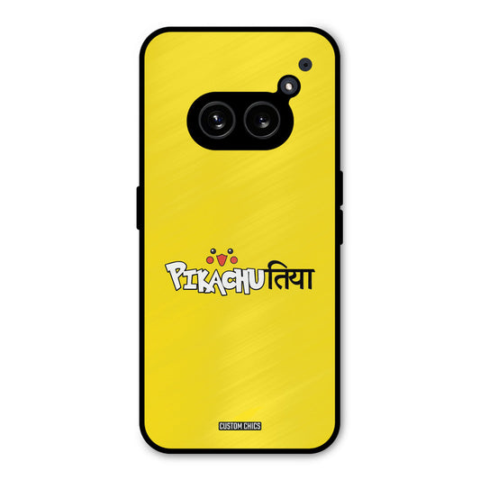 Pickachutiya Nothing Phone 2a Mobile Back Cover - Typography PrintShield Case