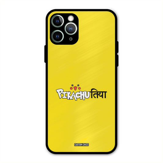 Pickachutiya iPhone 11 Pro Max Mobile Back Cover - Typography PrintShield Case