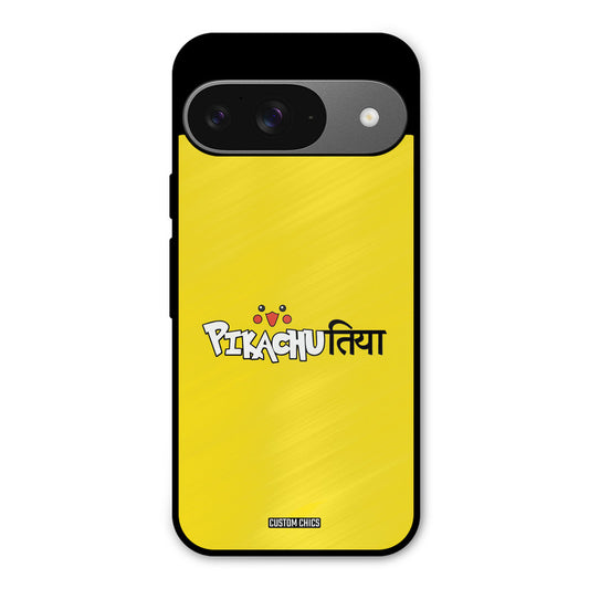Pickachutiya Google Pixel 9 Mobile Back Cover - Typography PrintShield Case