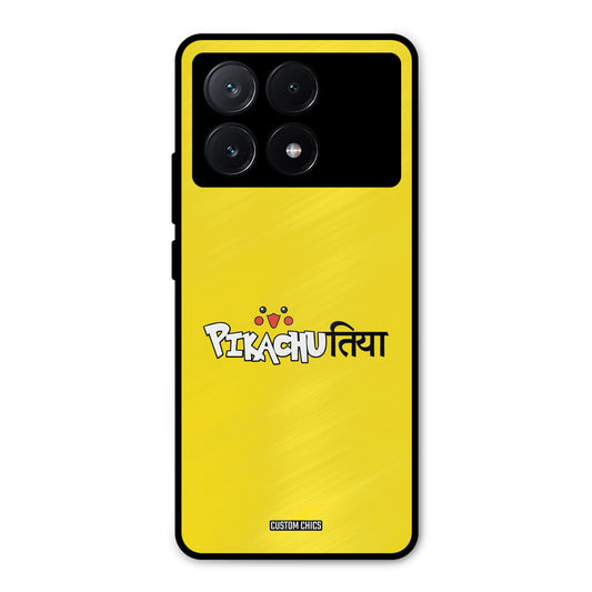 Pickachutiya Poco X6 Pro Mobile Back Cover - Typography PrintShield Case