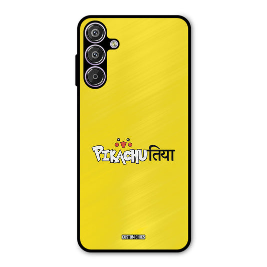 Pickachutiya Samsung Galaxy F15 Mobile Back Cover - Typography PrintShield Case