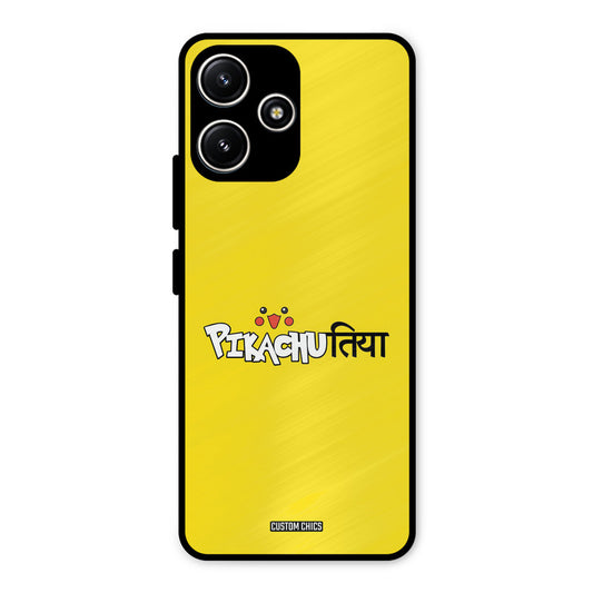 Pickachutiya Redmi 12 5G Mobile Back Cover - Typography PrintShield Case