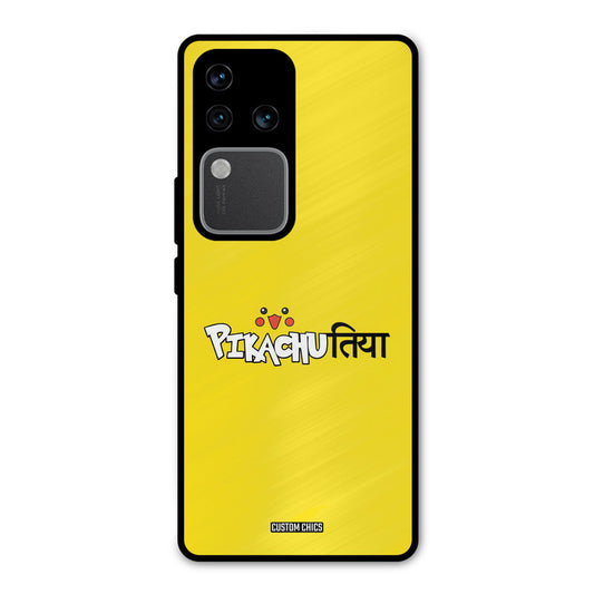 Pickachutiya Vivo V30 Pro Mobile Back Cover - Typography PrintShield Case