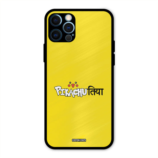 Pickachutiya iPhone 12 Pro Mobile Back Cover - Typography PrintShield Case