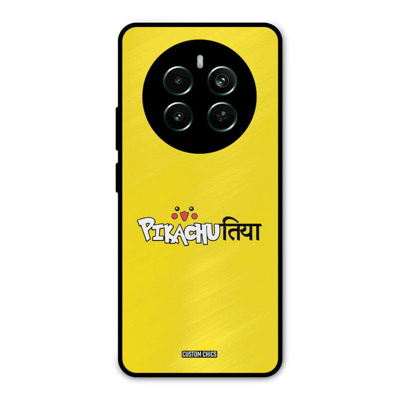 Pickachutiya Realme 12 Plus Mobile Back Cover - Typography PrintShield Case