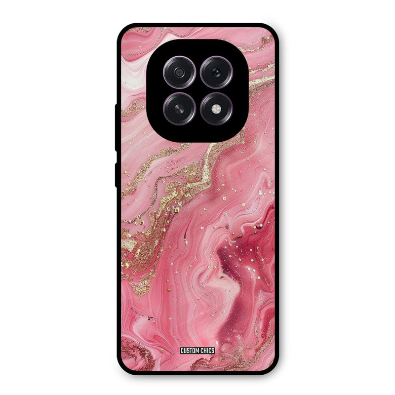Pink Glitter Oppo F29 Mobile Back Cover - Aesthetic PrintShield Case