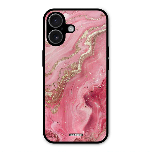 Pink Glitter iPhone 17 Case – Premium PrintShield Mobile Cover