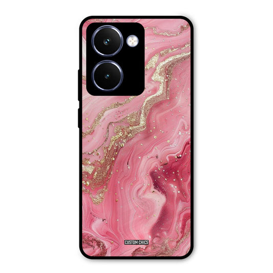 Pink Glitter Realme P3 Ultra Mobile Back Cover - Aesthetic PrintShield Case