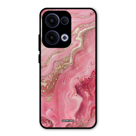 Pink Glitter Oppo Reno 13 5G Mobile Back Cover - Aesthetic PrintShield Case