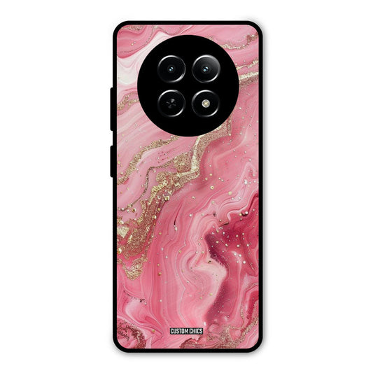 Pink Glitter Realme Narzo N65 Mobile Back Cover - Aesthetic PrintShield Case