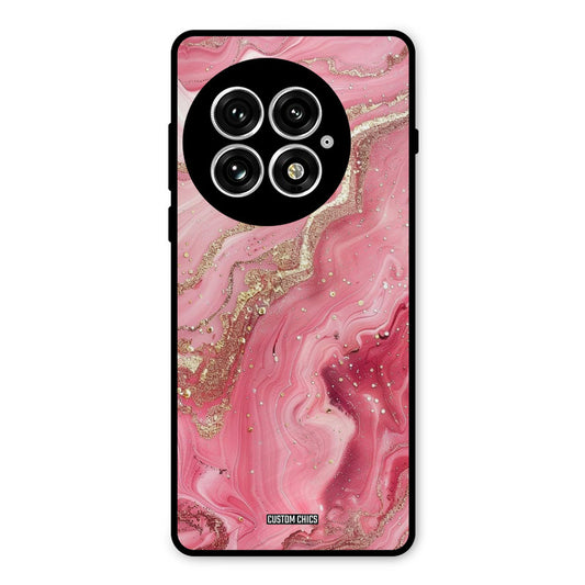 Pink Glitter Oneplus 13 Mobile Back Cover - Aesthetic PrintShield Case