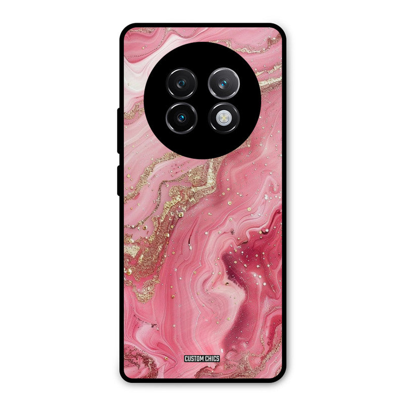 Pink Glitter Realme 13 Plus Mobile Back Cover - Aesthetic PrintShield Case