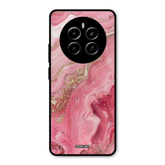 Pink Glitter Realme P1 5G Mobile Back Cover - Aesthetic PrintShield Case