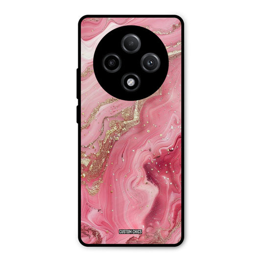 Pink Glitter Oppo F27 Pro Plus 5G Mobile Back Cover - Aesthetic PrintShield Case