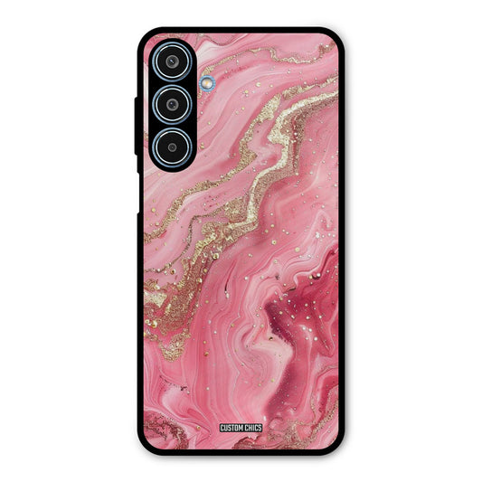 Pink Glitter Samsung Galaxy M35 5G Mobile Back Cover - Aesthetic PrintShield Case