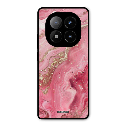 Pink Glitter Redmi Note 14 Pro Plus 5G Mobile Back Cover - Aesthetic PrintShield Case