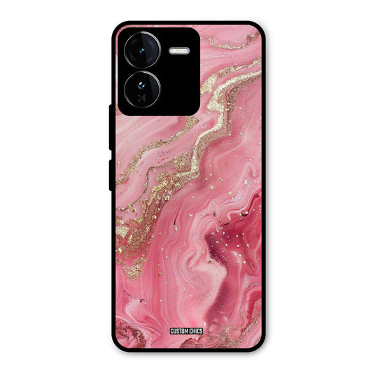 Pink Glitter iQOO Z9 Mobile Back Cover - Aesthetic PrintShield Case
