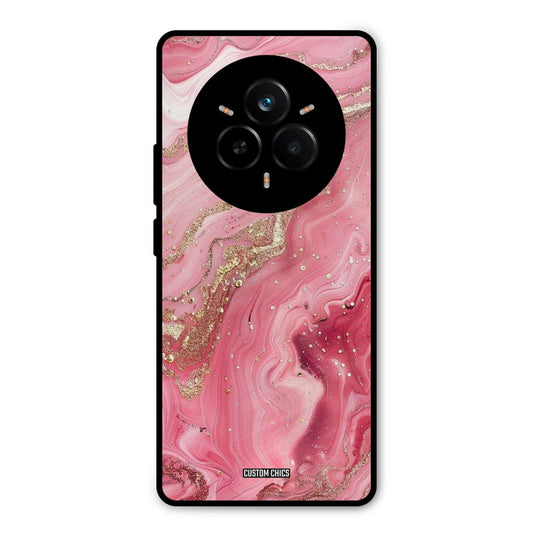 Pink Glitter Realme 14 Pro Mobile Back Cover - Aesthetic PrintShield Case
