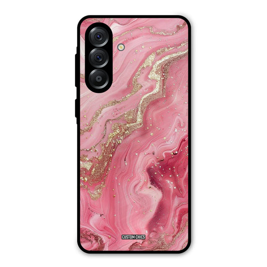 Pink Glitter Samsung Galaxy A56 5G Mobile Back Cover - Aesthetic PrintShield Case