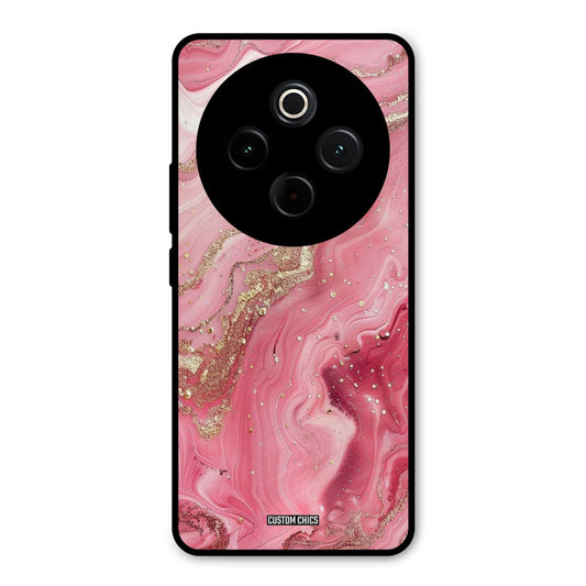 Pink Glitter iQoo Z10 Mobile Back Cover - Aesthetic PrintShield Case