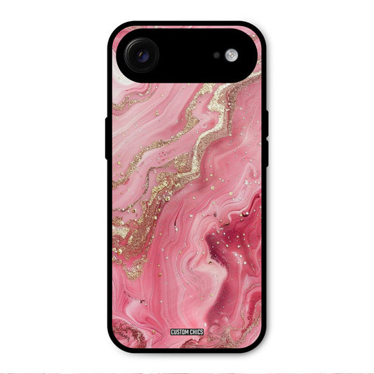 Pink Glitter iPhone Air Mobile Back Cover - Aesthetic PrintShield Case