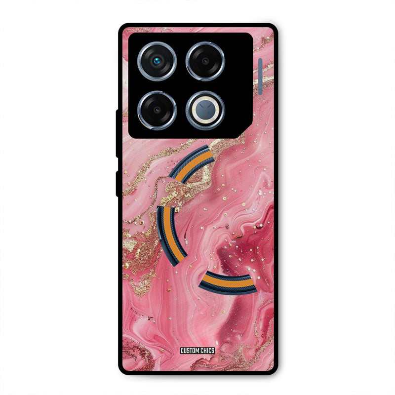 Pink Glitter Infinix GT 20 Pro Mobile Back Cover - Aesthetic PrintShield Case