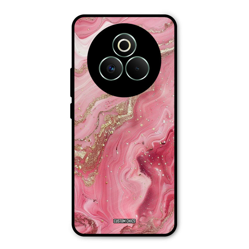 Pink Glitter Realme P3 Pro 5G Mobile Back Cover - Aesthetic PrintShield Case