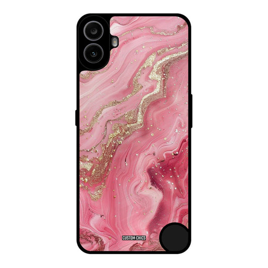 Pink Glitter Nothing CMF Phone 1 Mobile Back Cover - Aesthetic PrintShield Case