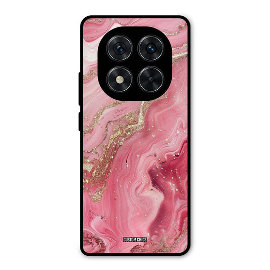 Pink Glitter Redmi Note 14 Pro Mobile Back Cover - Aesthetic PrintShield Case