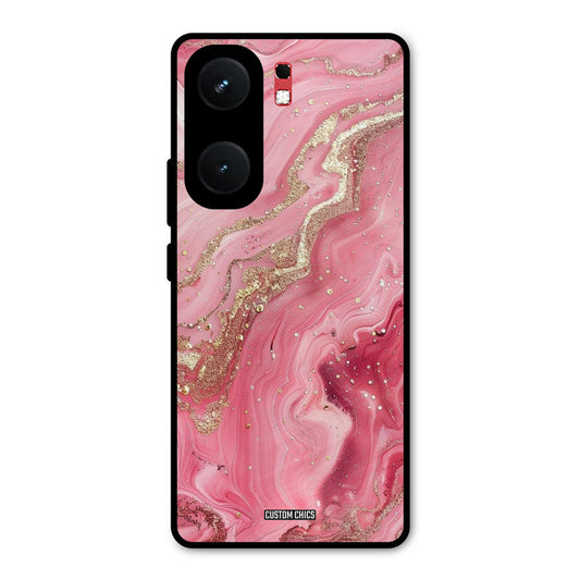 Pink Glitter iQOO Neo 9 Pro Mobile Back Cover - Aesthetic PrintShield Case