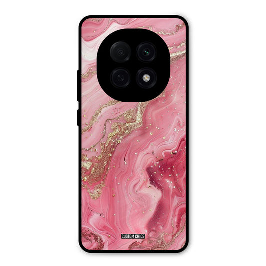 Pink Glitter Oppo F29 Pro Mobile Back Cover - Aesthetic PrintShield Case