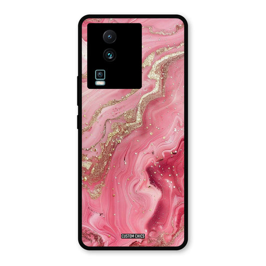 Pink Glitter IQOO Neo 7 Mobile Back Cover - Aesthetic PrintShield Case