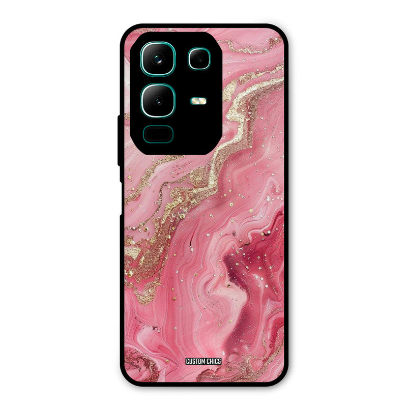 Pink Glitter Infinix Note 50x Mobile Back Cover - Aesthetic PrintShield Case