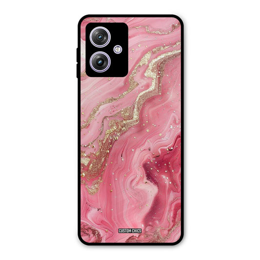 Pink Glitter Motorola G64 5G Mobile Back Cover - Aesthetic PrintShield Case