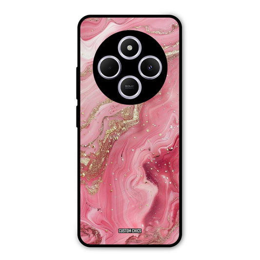 Pink Glitter Poco M7 Mobile Back Cover - Aesthetic PrintShield Case