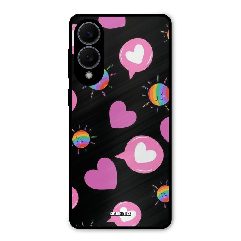 Pink Thoughts Samsung Galaxy S25 Edge Mobile Back Cover - Aesthetic PrintShield Case