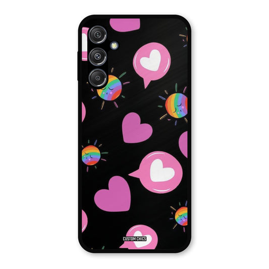 Pink Thoughts Samsung Galaxy M34 5G Mobile Back Cover - Aesthetic PrintShield Case
