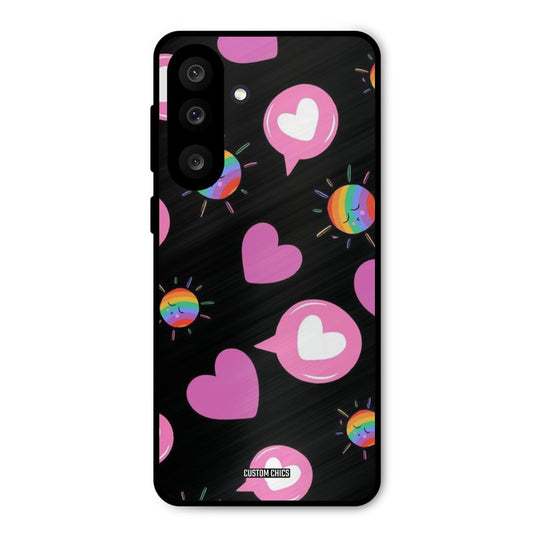 Pink Thoughts Samsung Galaxy M56 Mobile Back Cover - Aesthetic PrintShield Case