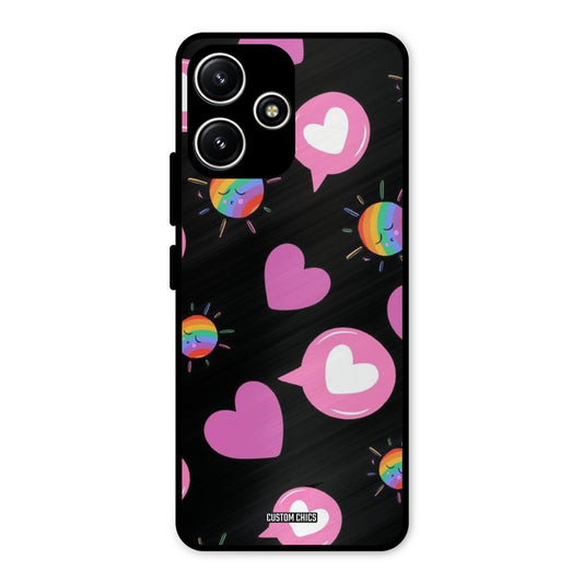 Pink Thoughts Redmi 12 5G Mobile Back Cover - Aesthetic PrintShield Case