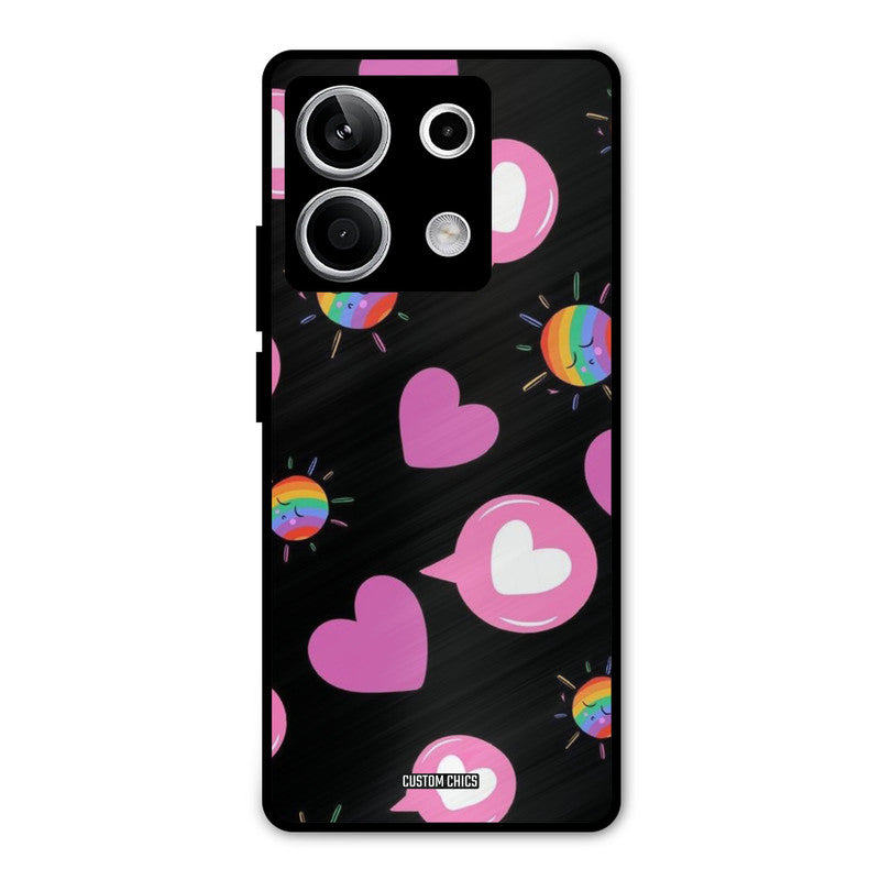 Pink Thoughts Redmi Note 13 5G Mobile Back Cover - Aesthetic PrintShield Case