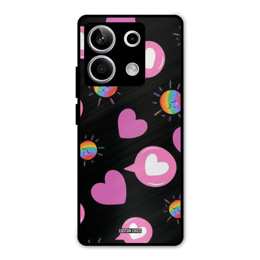 Pink Thoughts Redmi Note 13 5G Mobile Back Cover - Aesthetic PrintShield Case