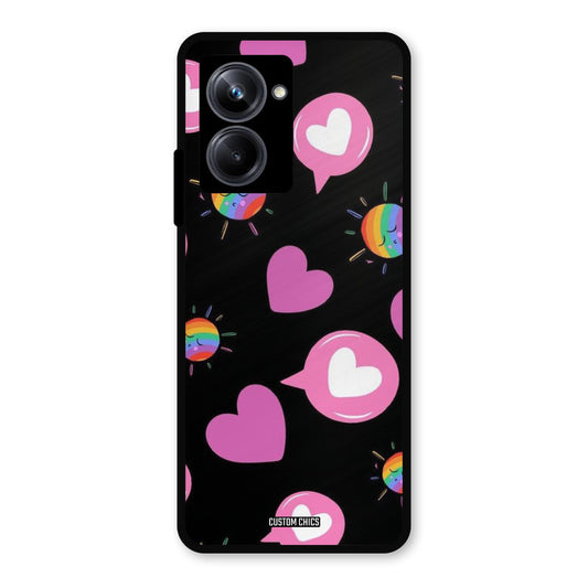 Pink Thoughts Realme 10 Pro Mobile Back Cover - Aesthetic PrintShield Case
