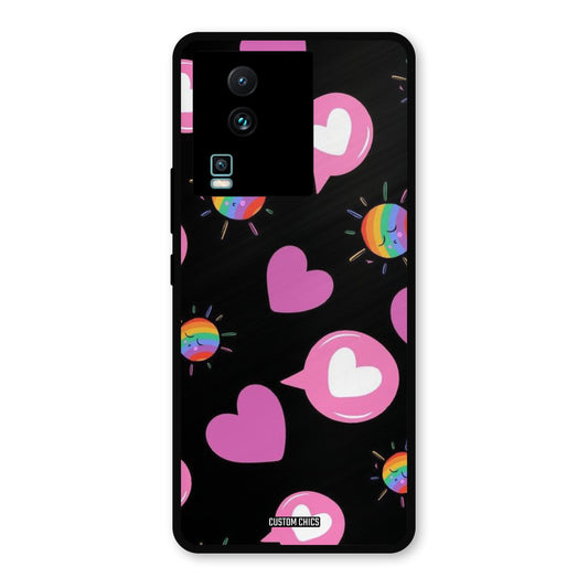 Pink Thoughts IQOO Neo 7 Mobile Back Cover - Aesthetic PrintShield Case