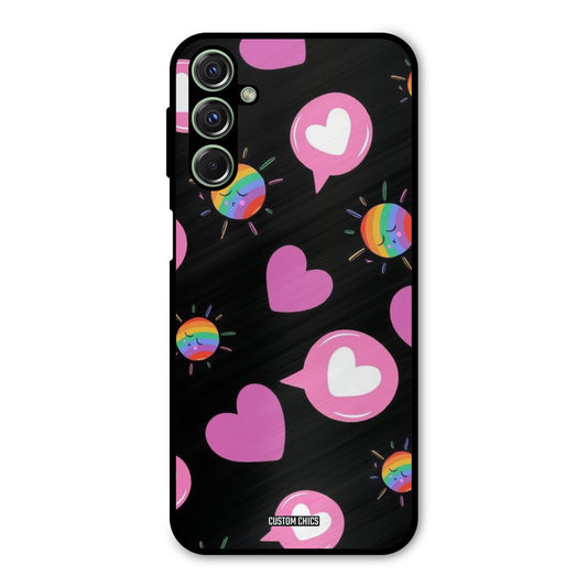 Pink Thoughts Samsung Galaxy M34 Mobile Back Cover - Aesthetic PrintShield Case