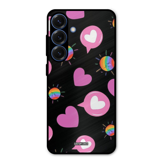 Pink Thoughts Samsung Galaxy S25 Mobile Back Cover - Aesthetic PrintShield Case