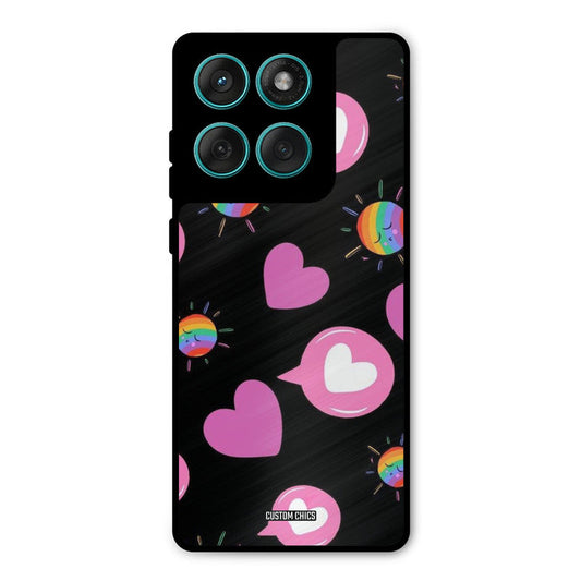 Pink Thoughts Motorola Edge 60 Mobile Back Cover - Aesthetic PrintShield Case
