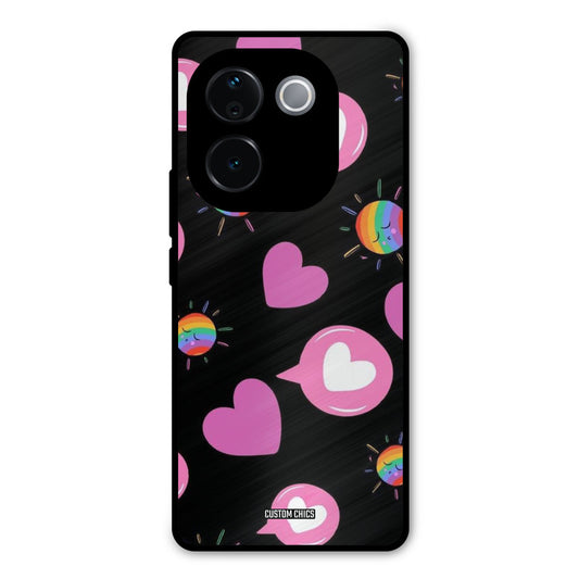 Pink Thoughts Vivo T3 Pro Mobile Back Cover - Aesthetic PrintShield Case