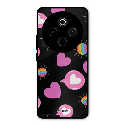 Pink Thoughts iQoo Z10 Mobile Back Cover - Aesthetic PrintShield Case