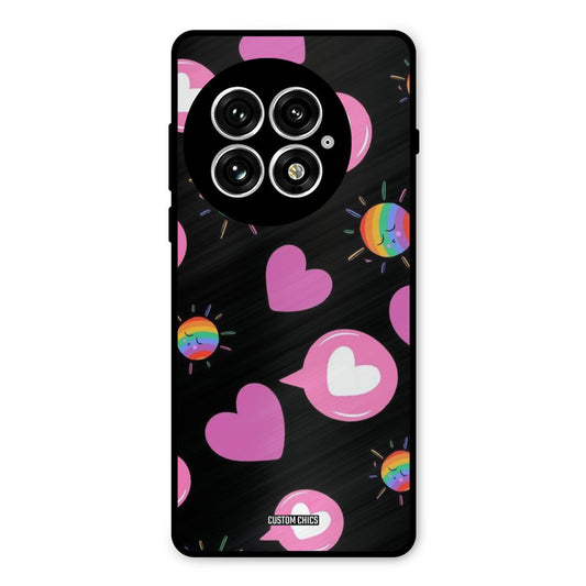 Pink Thoughts Oneplus 13 Mobile Back Cover - Aesthetic PrintShield Case